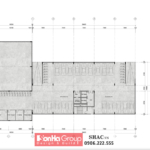 Thiết kế bản vẽ tầng hầm của công trình