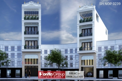 Kiến trúc nhà phố tân cổ điển