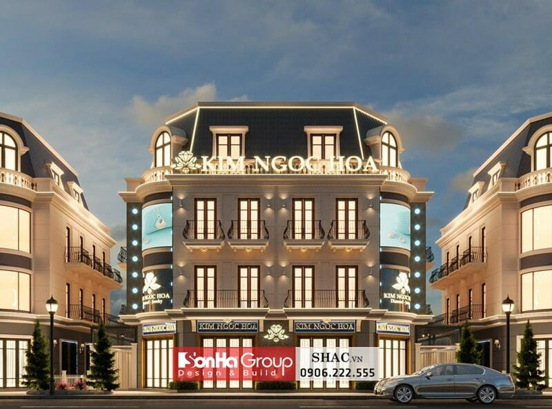 Kiến trúc tân cổ điển trong tiệm vàng Vinhomes Mỹ Tho Kiến trúc tân cổ điển trong tiệm vàng Vinhomes Mỹ Tho