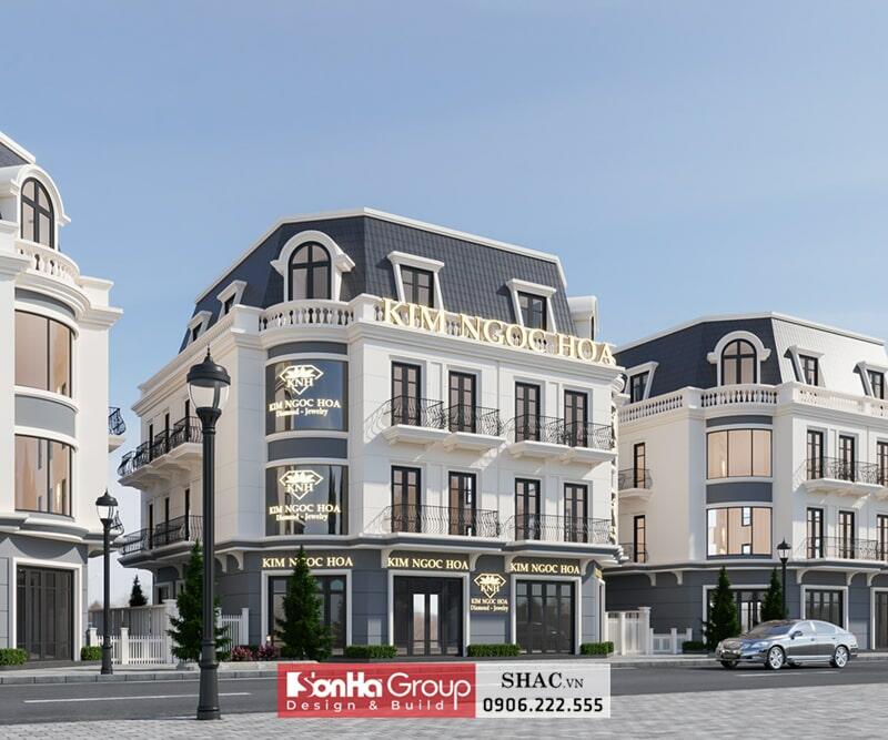 Phong cách tân cổ điển trong tiệm vàng Vinhomes Mỹ Tho Phong cách tân cổ điển trong tiệm vàng Vinhomes Mỹ Tho