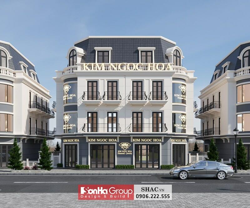 Mặt tiền tân cổ điển ấn tượng Mặt tiền tân cổ điển ấn tượng