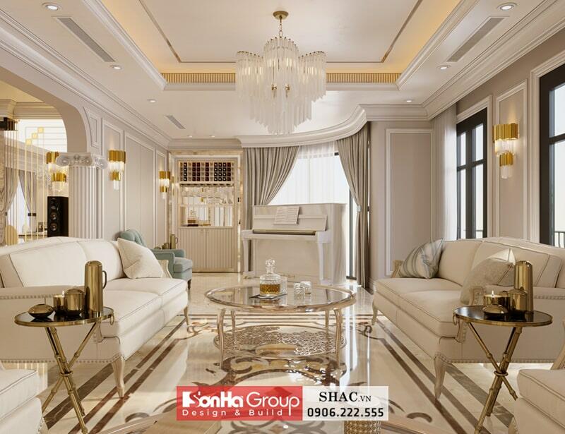 Không gian phòng khách sang trọng và đẳng cấp Không gian phòng khách sang trọng và đẳng cấp