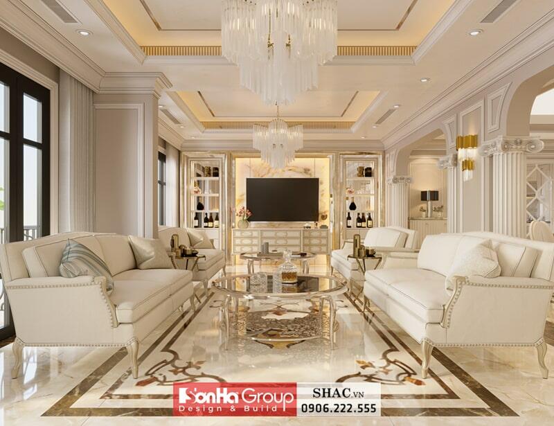 Thiết kến nội thất tân cổ điển Thiết kến nội thất tân cổ điển