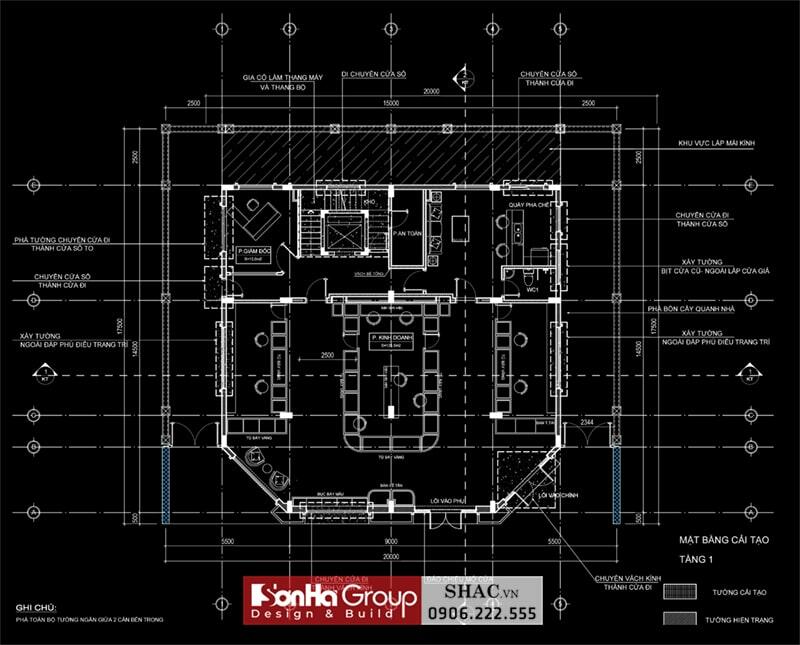 Thiết kế tiệm vàng sang trọng và đẳng cấp 350m2 tại Vinhomes Mỹ Tho - SH TV 0001 3