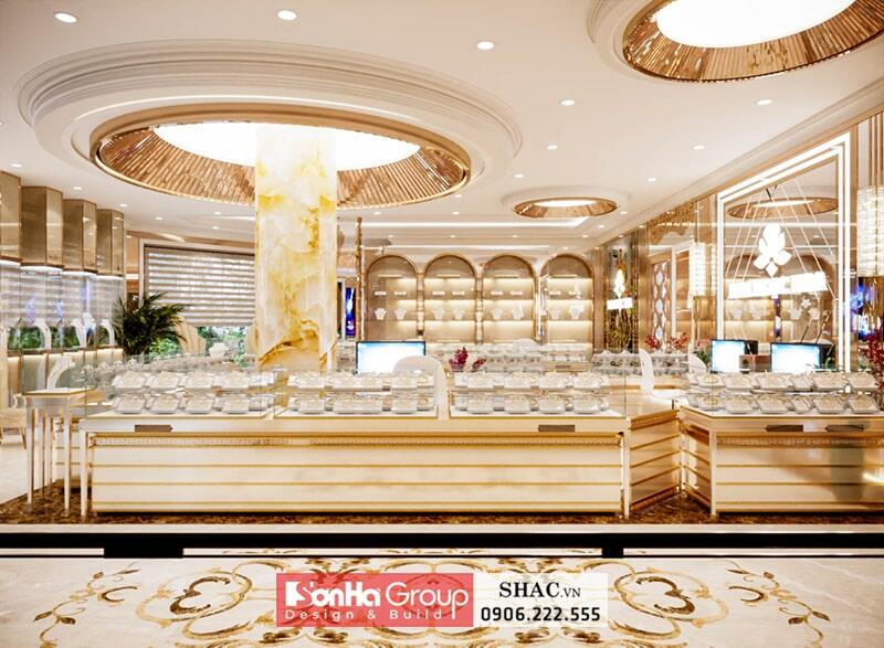 Một góc trong không giân tiệm vàng đẳng cấp Mỹ Tho