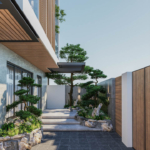 Thiết kế nhà biệt thự hiện đại 3 tầng đẹp tại Hải Phòng – SH BTD 0102 26