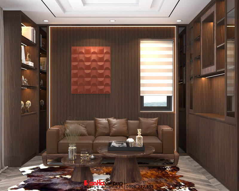 Thiết kế nhà biệt thự hiện đại 3 tầng đẹp tại Hải Phòng – SH BTD 0102 14