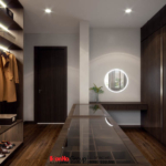 Thiết kế nhà biệt thự hiện đại 3 tầng đẹp tại Hải Phòng – SH BTD 0102 37