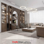 Thiết kế nhà biệt thự hiện đại 3 tầng đẹp tại Hải Phòng – SH BTD 0102 27