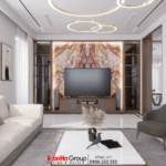 Thiết kế nhà biệt thự hiện đại 3 tầng đẹp tại Hải Phòng – SH BTD 0102 28