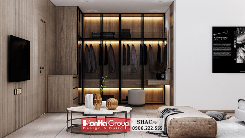 Thiết kế biệt thự hiện đại 2 tầng 142m2 tại Hải Phòng - SH BTD 0104 3