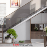 Thiết kế nhà biệt thự hiện đại 3 tầng đẹp tại Hải Phòng – SH BTD 0102 31