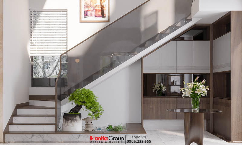 Thiết kế nhà biệt thự hiện đại 3 tầng đẹp tại Hải Phòng – SH BTD 0102 10