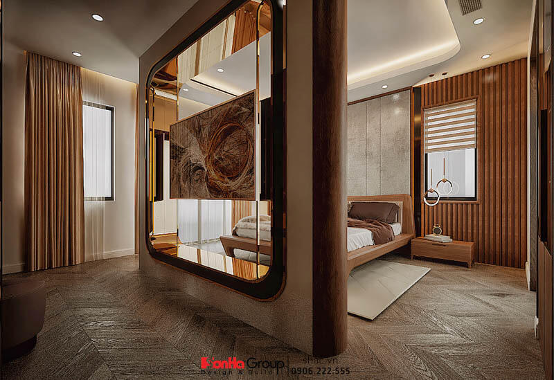 Thiết kế nhà biệt thự hiện đại 3 tầng đẹp tại Hải Phòng – SH BTD 0102 55 Thiết kế nhà biệt thự hiện đại 3 tầng đẹp tại Hải Phòng – SH BTD 0102 55