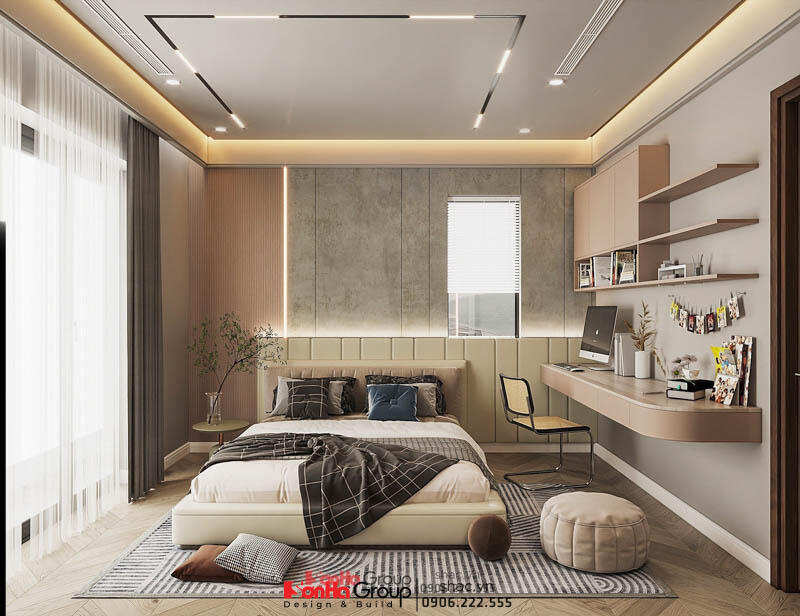 Thiết kế nhà biệt thự hiện đại 3 tầng đẹp tại Hải Phòng – SH BTD 0102 54 Thiết kế nhà biệt thự hiện đại 3 tầng đẹp tại Hải Phòng – SH BTD 0102 54