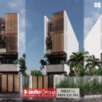 Thiết kế nhà phố hiện đại 87.4m2 tại Hải Phòng