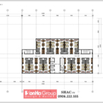 Thiết kế bản vẽ tầng 5 đến 11 nhà khách quân khu