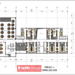 Thiết kế bản vẽ tầng 2 nhà khách quân khu
