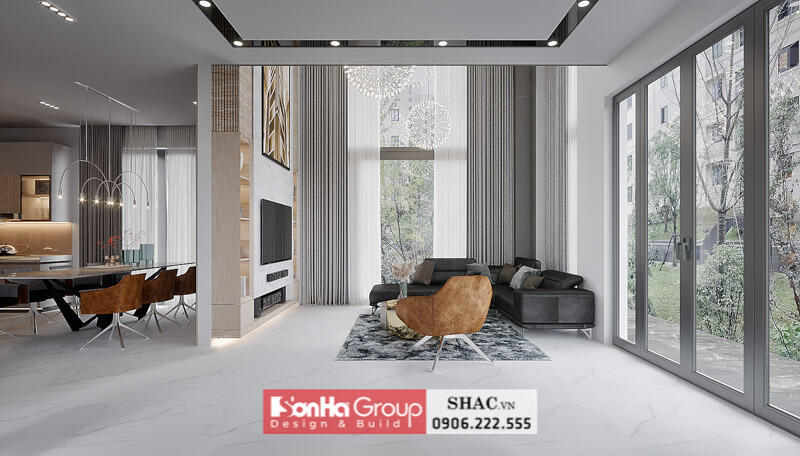 Thiết kế biệt thự hiện đại 2 tầng 142m2 tại Hải Phòng - SH BTD 0104 9