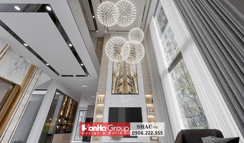 Thiết kế biệt thự hiện đại 2 tầng 142m2 tại Hải Phòng - SH BTD 0104 18