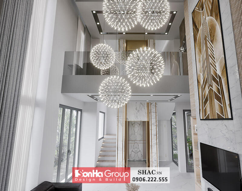 Thiết kế biệt thự hiện đại 2 tầng 142m2 tại Hải Phòng - SH BTD 0104 19