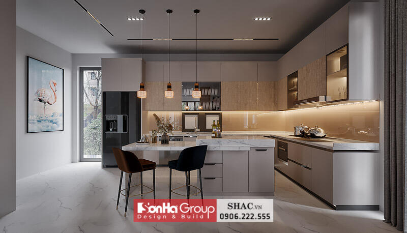 Thiết kế biệt thự hiện đại 2 tầng 142m2 tại Hải Phòng - SH BTD 0104 14