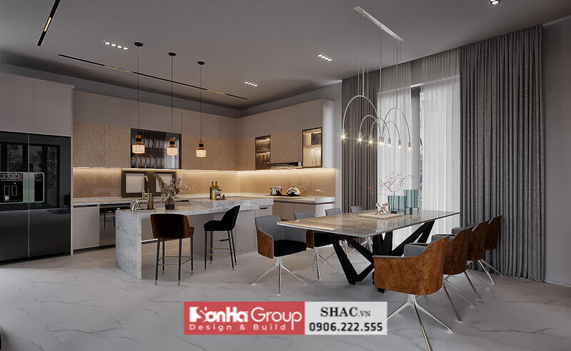 Thiết kế biệt thự hiện đại 2 tầng 142m2 tại Hải Phòng - SH BTD 0104 15