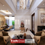 Mẫu phòng khách tiện nghi trong biệt thự Vinhomes Marina Hải Phòng