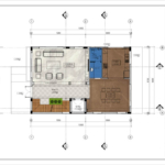 Thiết kế nhà biệt thự hiện đại 3 tầng đẹp tại Hải Phòng – SH BTD 0102 40