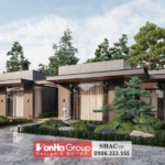 Thiết kế biệt thự mặt tiền 20m tại Thái Nguyên