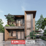 Thiết kế biệt thự hiện đại 2 tầng tại Hải Phòng