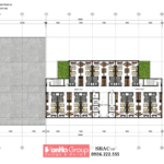 Tầng 4 nhà khách quân khu tân cổ điển