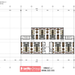 Tầng 5 - 11 nhà khách quân khu tân cổ điển