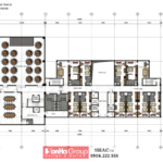 Tầng 2 nhà khách quân khu tân cổ điển