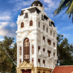 Mặt tiền thiết kế nhà phố 4 tầng đẹp tại Hà Nội