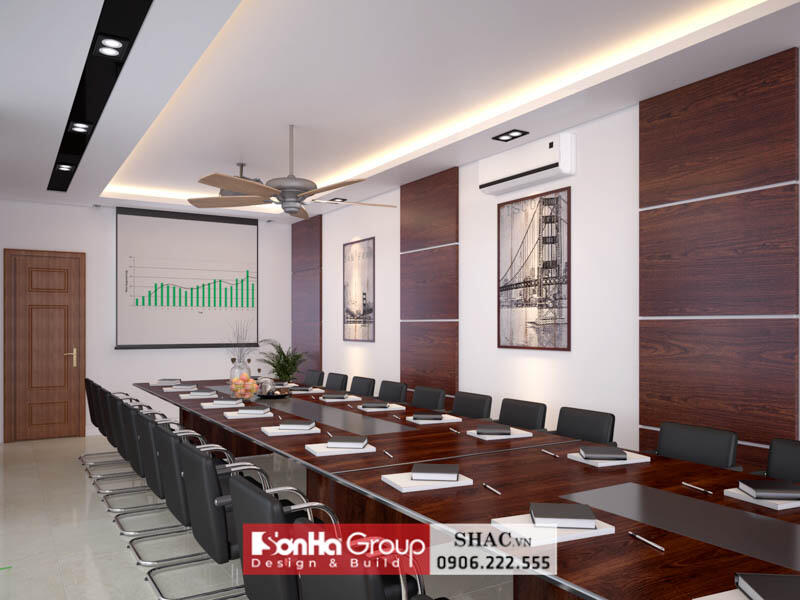 Bài trí nội thất phòng họp hiện đại