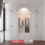 Thiết kế phòng ngủ tân cổ điển Hà Nam