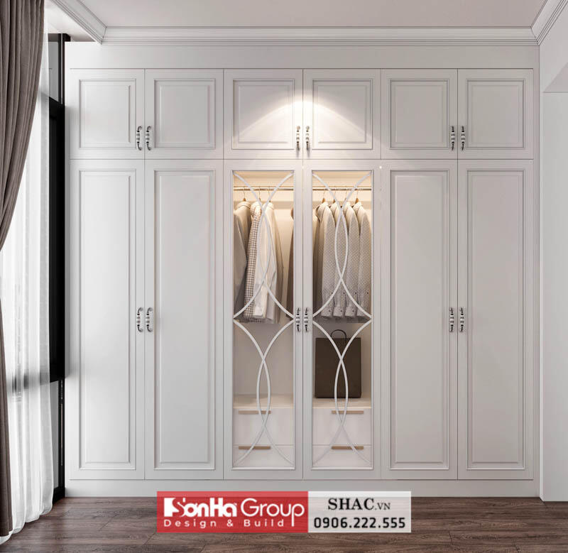 Thiết kế phòng ngủ tân cổ điển Hà Nam