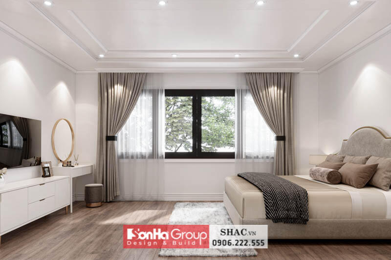 Chi tiết không gian phòng ngủ diện tích vừa