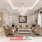 Góc khác trong tổng thể không gian nội thất phòng khách