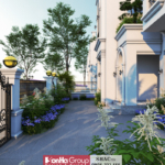 Góc sân vườn biệt thự đẹp Hải Phòng