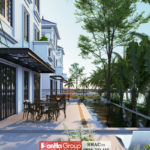 Khuôn viên thiết kế biệt thự nghỉ dưỡng tân cổ điển Đồ Sơn