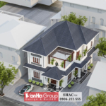 Mặt tiền biệt thự hiện đại 119m2