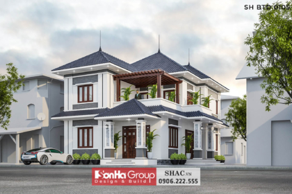 Thiết kế biệt thự hiện đại 2 tầng tại Hải Phòng