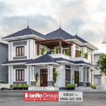 Mặt tiền 13.3m2 trong biệt thự hiện đại tại Hải Phòng