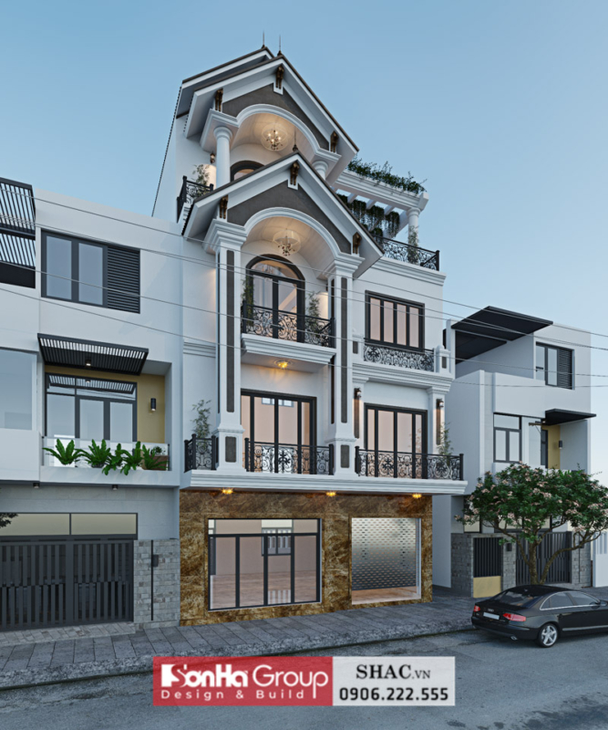 Thiết kế biệt thự tân cổ điển Quảng Ninh