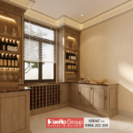 Không gian phòng rượu ấn tượng