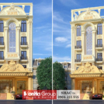 Thiết kế mặt tiền tân cổ điển đẹp Sài Gòn