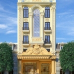 Mặt tiền tân cổ điển của khách sạn đẹp Sài Gòn