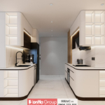 Thiết kế phòng khách bếp hiện đại